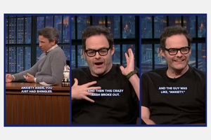 Bill Hader Spoke About His Anxiety Causing Shingles & Yeah, That Can Happen
